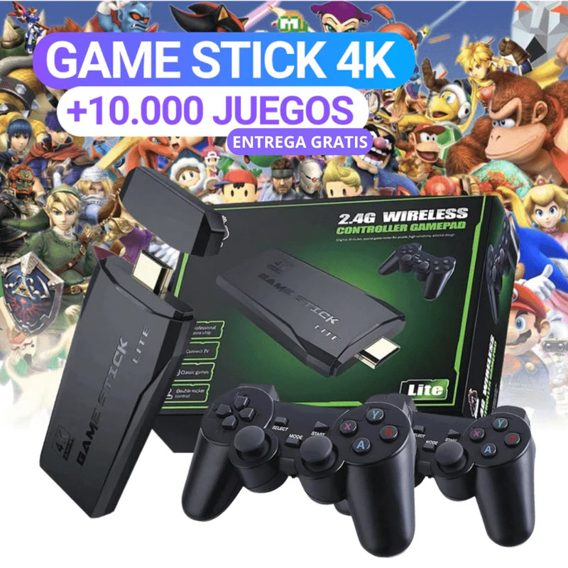 Game Stick Consola de Juegos Retro 4k - PAGO CONTRA ENTREGA